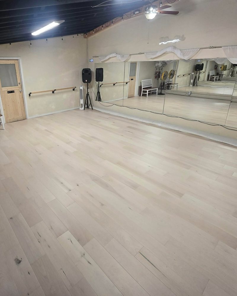 ポイントロマのスタジオ「The Dance Studio」のレッスンルーム