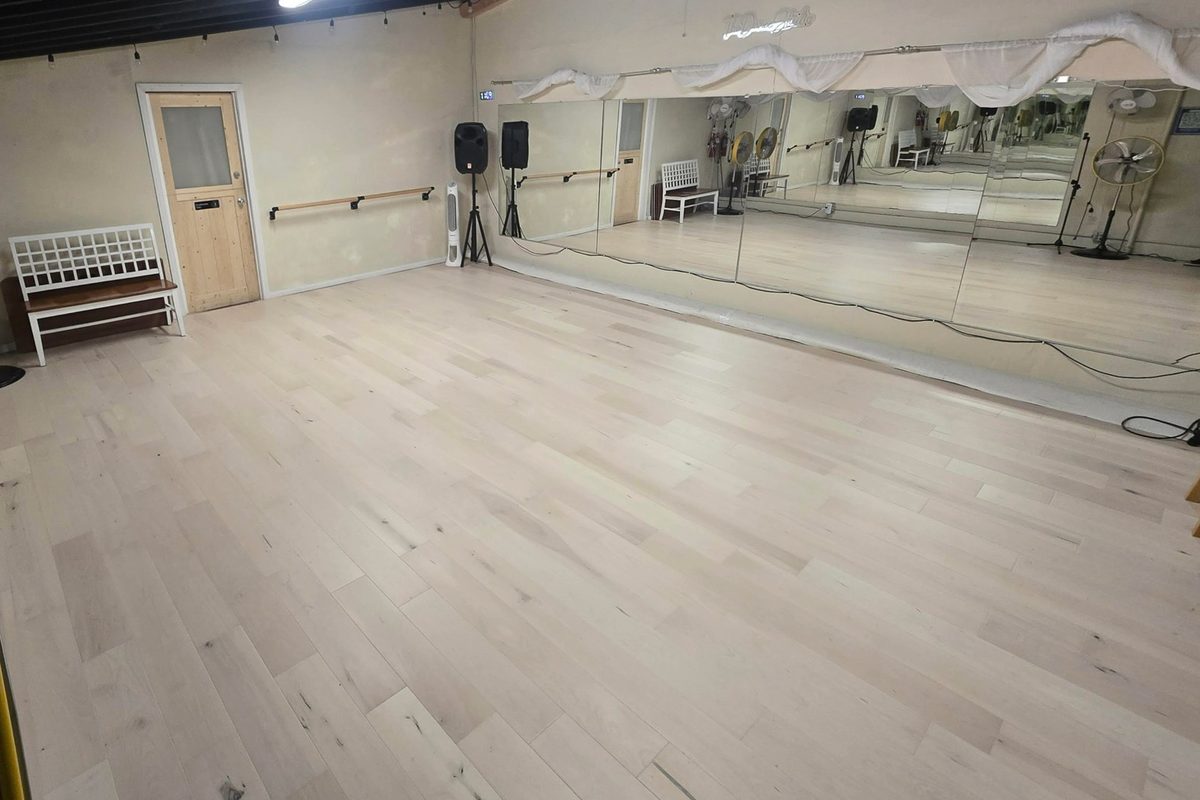 The Dance Studioのレッスンルーム（ポイントロマ）